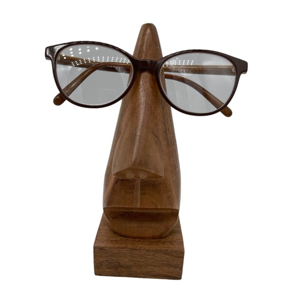 Kirkland Prescription-Ready Frames "Brandi" Style, Brown, Blue Accents on Edges - Picture 1 of 14